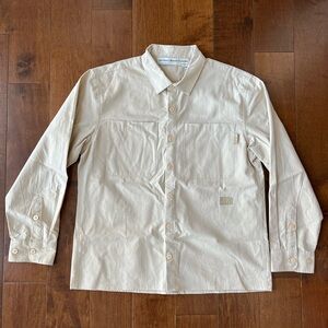 Advisory Board Crystals Men's Cream Button Down Shirt